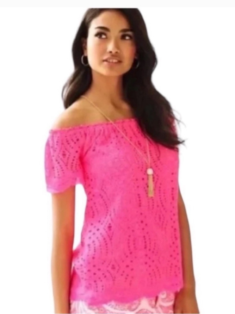 Lilly Pulitzer Bright Pink Top